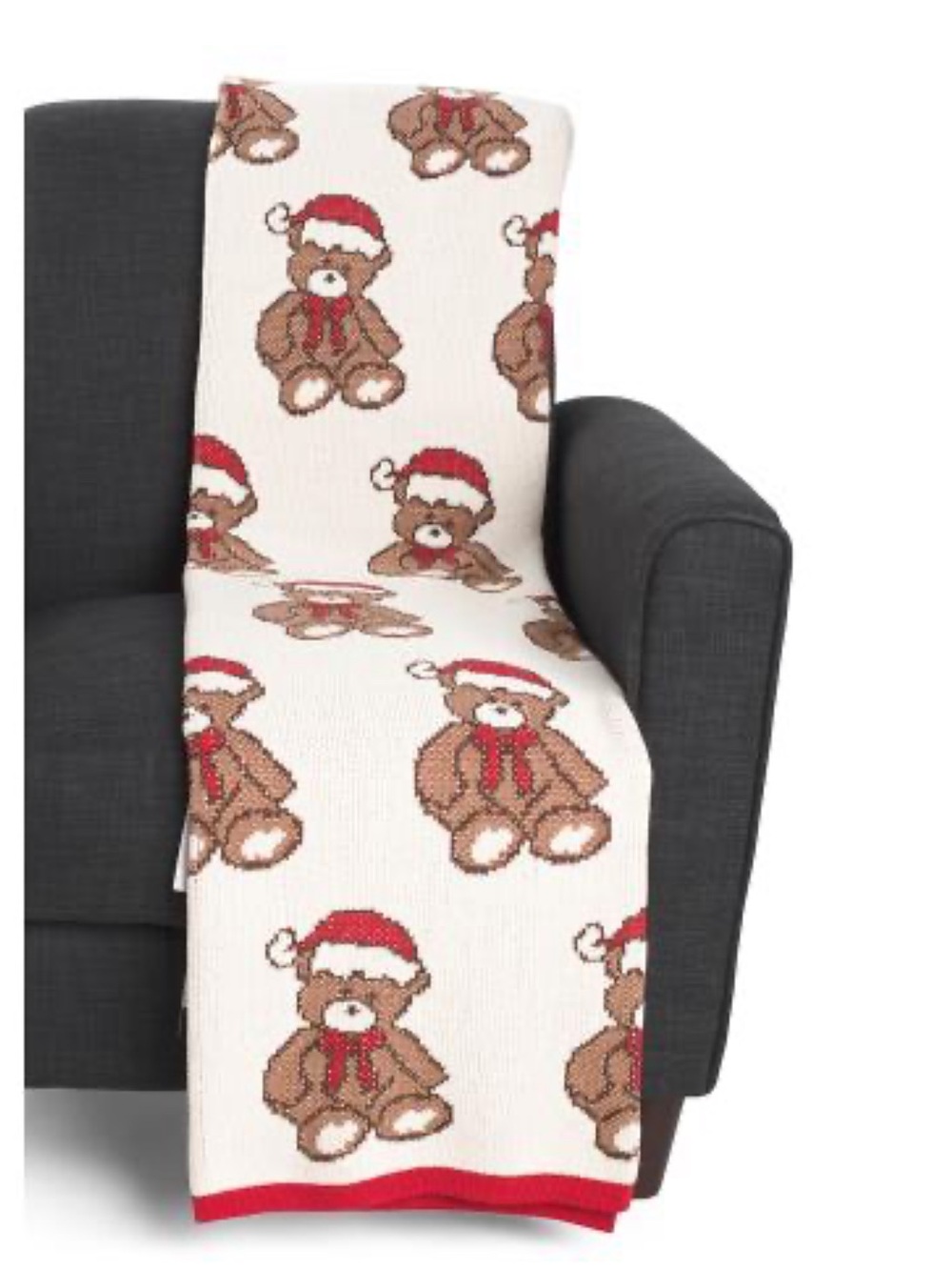 Teddy Bear Santa Blanket